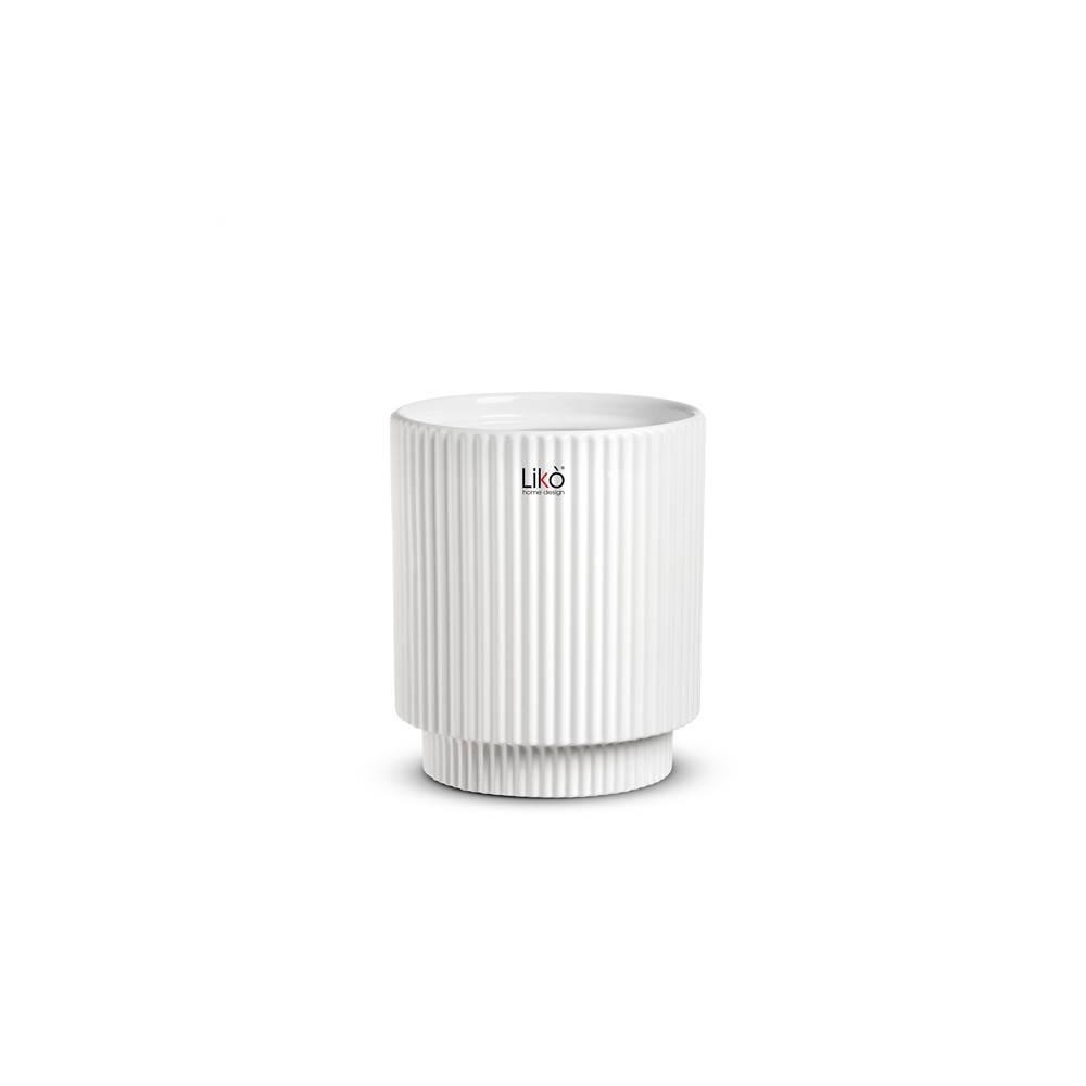 VASO NEIVA D. 13 H 15 - WHITE SHINE